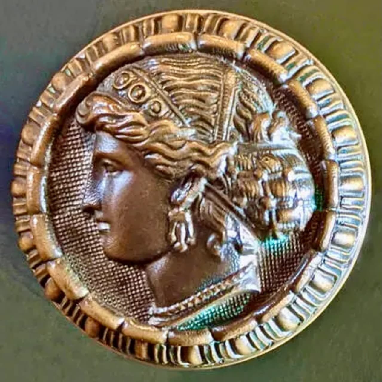 Greek lady head